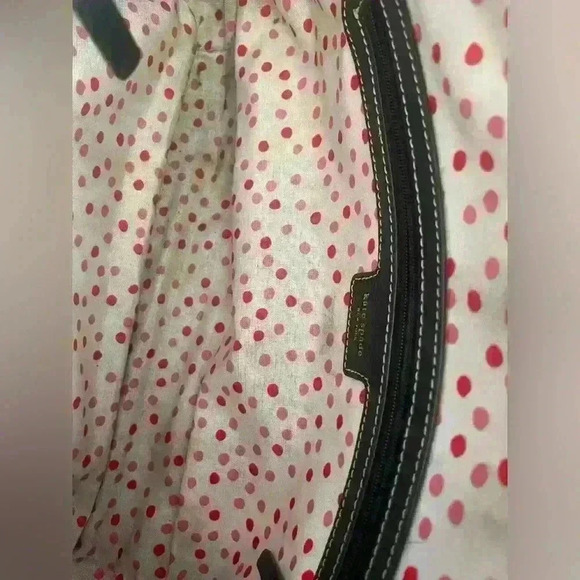 KATE SPADE NEW YORK MEDIUM SATCHEL TOTE PURSE BLACK LEATHER (PROJECT!!!) - Picture 8 of 16